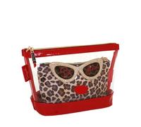 Camomilla Milano Set 2pz Buste Make-up Donna, Poliestere, Collezione Be Chic, Colore Marrone