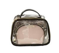 Camomilla Milano Set 3 pz Beauty Case Donna, Similpelle e PVC, Collezione Couture, Misura S, Colore Marrone-Snake