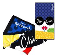 Camomilla Milano Telo Mare Donna, Telo Spiaggia, Telo Piscina, Poliestere, Collezione Be Chic, Misura 150x80 cm, Colore Nero