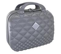 Camomilla Milano Vanity Case (15 lt.), Beauty Case da Viaggio, Materiale Rigido, Chiusura Zip, Colore Argento