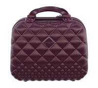 Camomilla Milano Vanity Case (15 lt.), Beauty Case da Viaggio, Materiale Rigido, Chiusura Zip, Colore Bordeaux