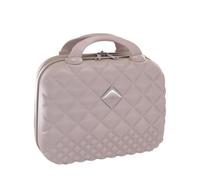 Camomilla Milano Vanity Case (15 lt.), Beauty Case da Viaggio, Materiale Rigido, Chiusura Zip, Colore Perla