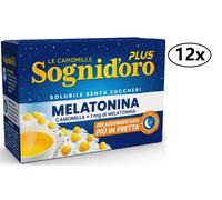 CAMOMILLA SOGNI D'ORO PLUS STAR INFUSO TISANA AIUTO SONNO CON MELATON. 12x PACK