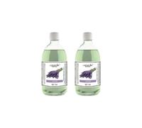 Camomilla Torino - Fei Fan Diffusore Ambiente 26 Fragranze Naturali e Intense ad Alto Concentrato di Essenza - Made in Italy Formato Ricarica da 500ml - 2 Flaconi (Lavanda)