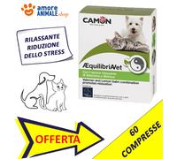 Camon Aequilibriavet per Cani Gatti Rilassante Riduzione Stress 30/60 Compresse