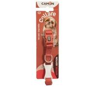 Camon Collare Regolabile Linea Bicolor Rosso Misura 15x250/350 mm