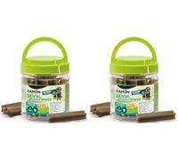 CAMON Dental Snacks Vegetal - Sticks Mix con Riso, Patate e Vitamine Aggiunte - Snack Vegetale per Cani Adulti - Bastoncini 8cm - Gluten Free Formula - 400g (Confezione da 2)