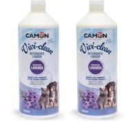 CAMON | Detergente per Ambienti con Animali, Alta Concentrazione, Elimina Odori, Profumazione Persistente alla Lavanda, Formato da 1000ml (Confezione da 2)
