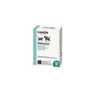 Camon Detoxivet - Alimento complementare cani e gatti per il fegato e i reni, 60 compresse