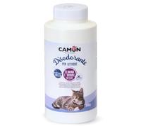 CAMON | Disodorante Lettiera in Polvere, Formato da 300g, Rimuove Odori, Sicuro per Animali, Facile da Usare