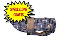 CAMON IMPERMEABILE INTERNO STACCABILE MODELLO DONALD BLUE WOOF TG60 M483/60