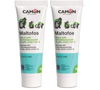 CAMON | Malto Fos, Alimento Complementare in Pasta, 20g x 12, Supporto per Transito Intestinale e Boli di Pelo, per Gatti, Cani, Conigli e Furetti (Confezione da 2)