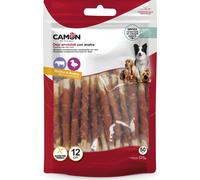 Camon Rolls di Pelle Bovina con Anatra - 50 pezzi da 12 cm