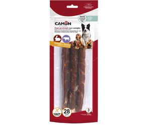 Camon Rolls di Pelle Bovina con Coniglio - 3 pezzi da 28 cm