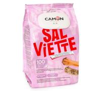 CAMON | Salviette Detergenti per Cani e Gatti, 30x17 cm, Confezione da 100 Salviette, Fragranza Mirra, Senza Alcool etilico né Parabeni, Made in Italy