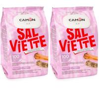 CAMON - Salviette Detergenti per Cani e Gatti, 30x17 cm, Fragranza Mirra (Confezione da 2)