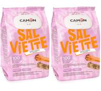CAMON - Salviette Detergenti per Cani e Gatti, 30x17 cm, Made in Italy (Confezione da 2)