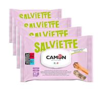 CAMON | Salviette Detergenti per Cani e Gatti, 30x20 cm, Confezione da 160 Salviette, Fragranza Tea Tree Oil, Senza Alcool etilico né Parabeni, Made in Italy