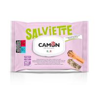 CAMON - Salviette Detergenti per Cani e Gatti, 30x20 cm, Made in Italy | Confezione da 40 Salviette, Fragranza Tea Tree Oil, Senza Alcool etilico né Parabeni