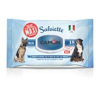 Camon Salviette Maxi Talco - 18 Pezzi, Una Dimensione 600 G