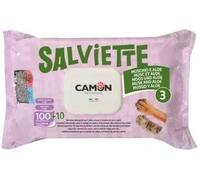 Salviette Detergenti per cani e gatti Maxi Formato da 110 pezzi Camon Muschio e Aloe - 1° ORDINE? scegli lo sconto BZR5 / BZR20 + 200 punti fedeltà