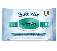 Salviette Camon Muschio Bianco per la cura del pelo di cani e gatti - 40 pz