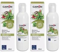 CAMON | Shampoo per Cani, 200ml, Manti Lunghi, Nutriente e Lucidante (Confezione da 2)