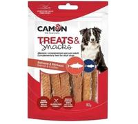 Camon Snack per cani Barrette di Salmone masticabili 14 pz 80 g