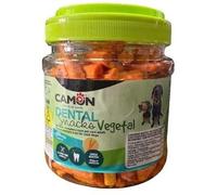 CAMON Dental Snacks Vegetal - Carotine Croccanti - Snack Vegetale per Cani Adulti con il 94% di carota - Premietti 4cm - Gluten free formula - 150g