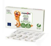 CAMON Spot On Protection Cane (>11kg) 5 Fiale da 5ml con Olio di Neem Protezione