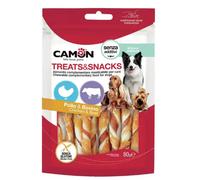 Camon Rolls Bicolore di Pelle Bovina e Suina con Pollo - 80 g