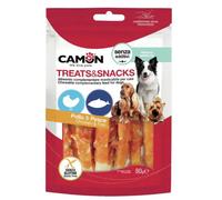 Camon Treats e Snacks per cani Rolls di pollo e pesce - 80 gr - 1° ORDINE? scegli lo sconto BZR5 / BZR20 + 200 punti fedeltà
