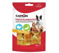 Camon Treats e Snacks per cani - Snack con pollo e banana - 80 gr - 1° ORDINE? scegli lo sconto BZR5 / BZR20 + 200 punti fedeltà