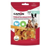 Camon Treats e Snacks per cani - Snack con pollo e mela - 80 gr - 1° ORDINE? scegli lo sconto BZR5 / BZR20 + 200 punti fedeltà