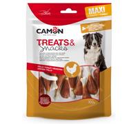CAMON Treats & Snacks Coscette al pollo per cani adulti, Maxi Formato 300g