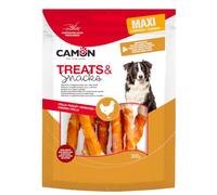 CAMON Treats & Snacks Ossicini con pollo per cani adulti, Maxi Formato 300g