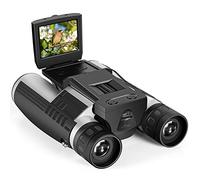 Camonity 5M 2" LCD 16GB Digital Binocular with Camera 12X Zoom Video Photo Recorder Camcorder for Bird Watching Football G.