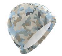 Camouflage Acquerello donne nuotare cuffie per gli uomini Capelli corti tappi impermeabili per le donne nuoto Protezione dei capelli e Drag Riduzione gorras de natacion para mujer