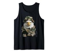 Camouflage Aquila Calva Camo Animal Hunter Wildlife Caccia Canotta