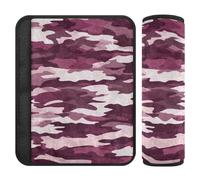 Camouflage Borgogna 2 pz seggiolino auto Strap Covers Stop taglio cintura di sicurezza nel collo per Auto funda para cinturón de carro
