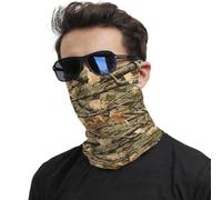 Camouflage Branch Art Print Ghetta da Collo Elastico Headwrap Multiuso Sciarpa A Mezza Faccia per attività Yoga Antiscivolo Passamontagna