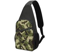 Camouflage Camo Eagle Crossbody Zaino Borsa a tracolla Borsa a tracolla leggera da viaggio Zaino da escursionismo