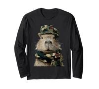 Camouflage Capibara Camo Animal Hunter Wildlife Caccia Maglia a Manica