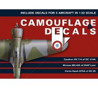 Camouflage & Decals: Caudron Cr. 714-GC 1/145, Morane Saulnier Ms 406-DIAP Lyon, Curtis Hawk H75A-GC I/5: v. 1
