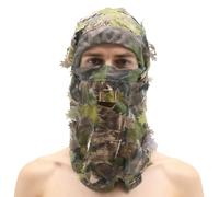 Camouflage Leafy Face Cover - Breathable Concealment Headpiece, Camouflage Full Face Cover for Outdoor, Camouflge Leafy Facee Coveer for Enthusiasts Photographers Wildlife Observation Stage Performan