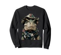 Camouflage T-Rex Camo Dinosaur Hunter Creatura Preistorica Felpa