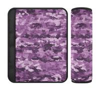Camouflage Viola 2 Pack Cintura di Sicurezza Copre per le Donne Stop Cintura di Sicurezza Taglio nel Collo per Truck funda para cinturón de carro