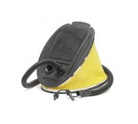 Camp Active 44168 - Molto robuste Soffietto, Foot Pump con Tubo Flessibile, Giallo