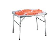 Tavolo Pieghevole da Campeggio Giardino Tenda Tavolino Richiudibile a Valigia