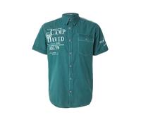CAMP DAVID Camicia abete / bianco Uomo CAMP DAVID M